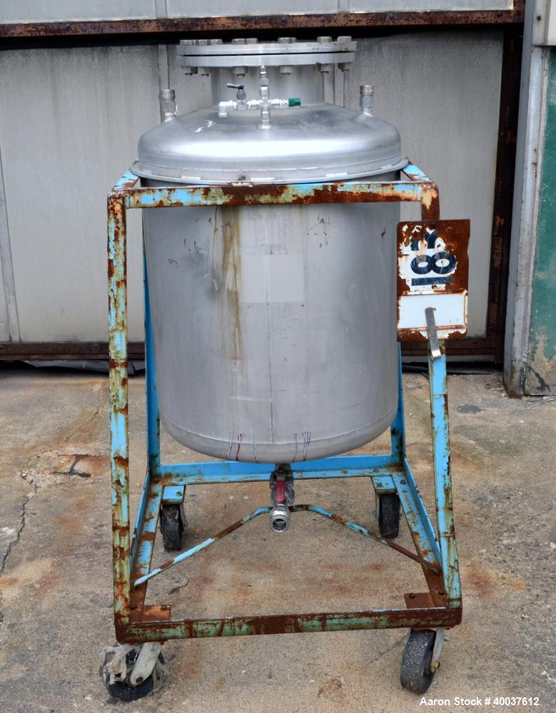Used 55 Gallon Stainless Steel O.G. Kelley Co. Pressure Tank