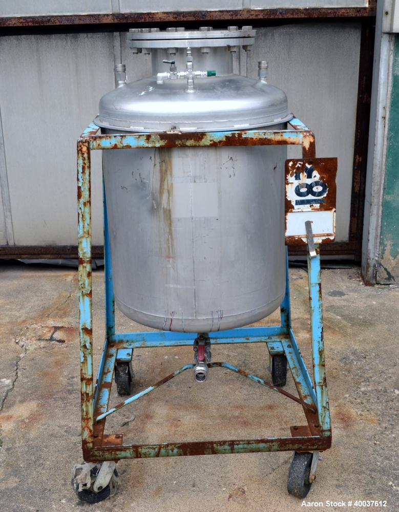 Used- 55 Gallon Stainless Steel O.G. Kelley Co. Pressure Tank