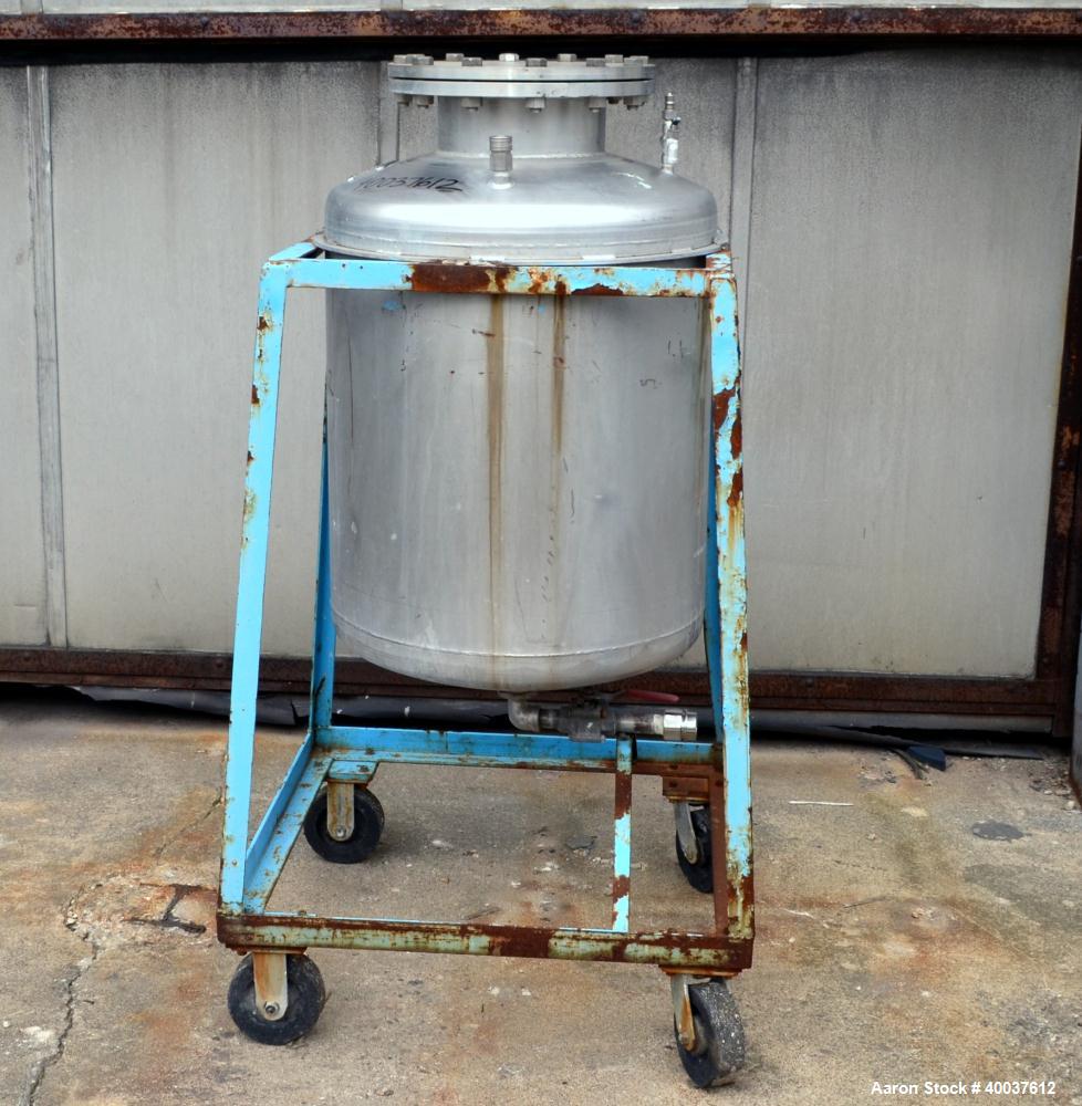 Used 55 Gallon Stainless Steel O.G. Kelley Co. Pressure Tank