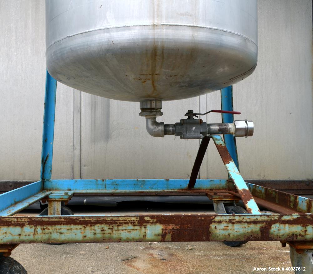 Used 55 Gallon Stainless Steel O.G. Kelley Co. Pressure Tank