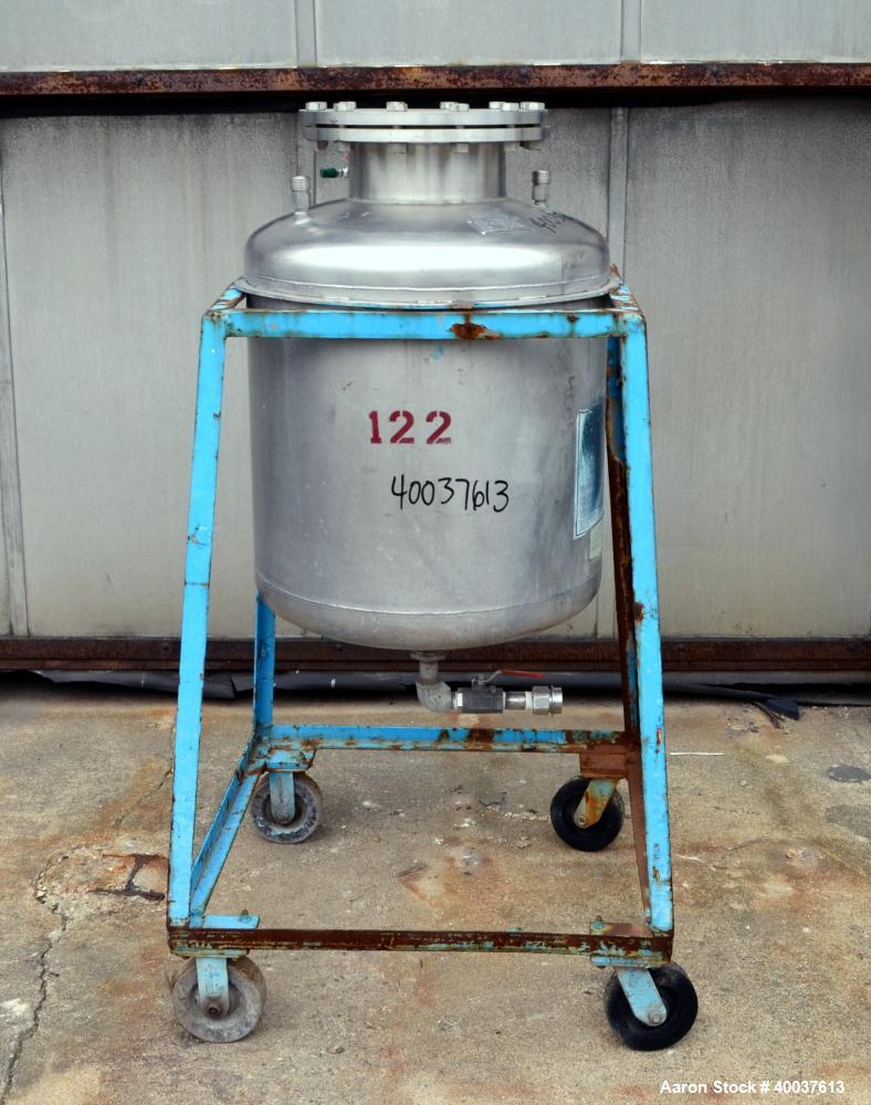 Used 55 Gallon Stainless Steel O.G. Kelley Co. Pressure Tank