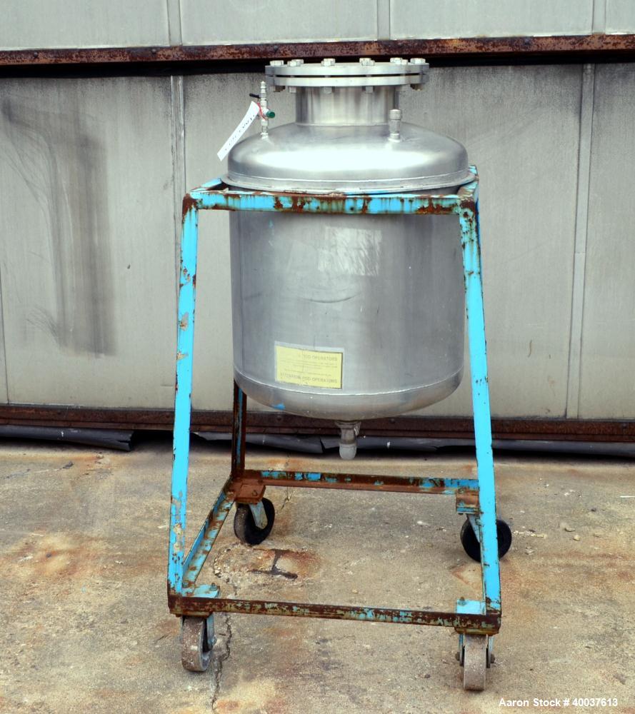 Used 55 Gallon Stainless Steel O.G. Kelley Co. Pressure Tank