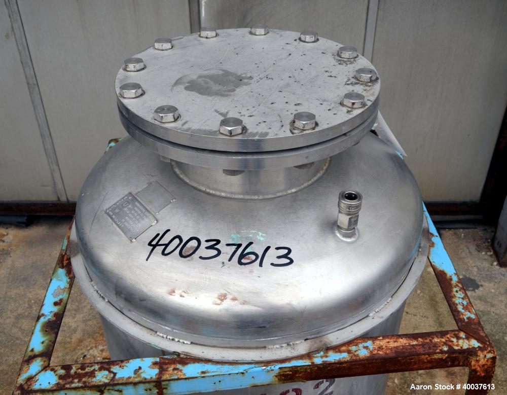 Used 55 Gallon Stainless Steel O.G. Kelley Co. Pressure Tank
