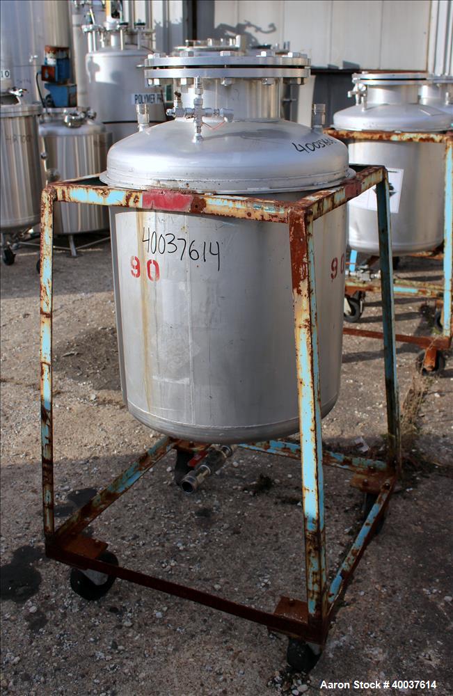 Used 55 Gallon Stainless Steel O.G. Kelley Co. Pressure Tank