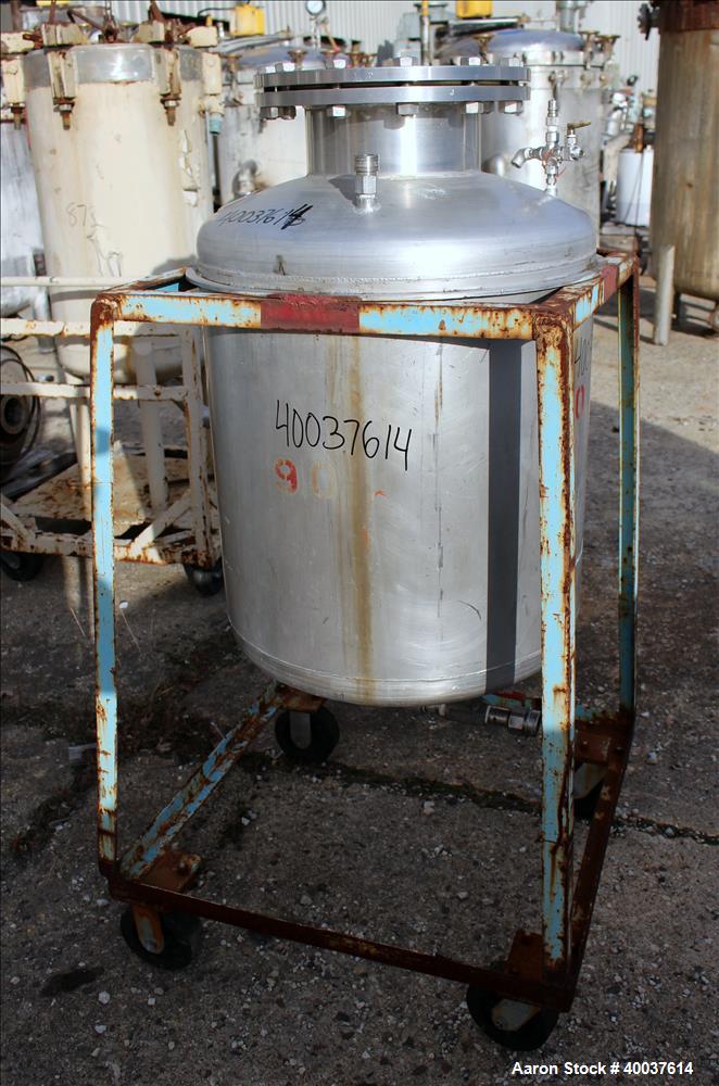 Used 55 Gallon Stainless Steel O.G. Kelley Co. Pressure Tank