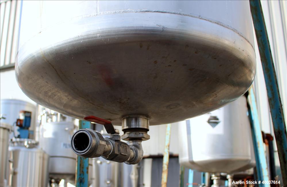 Used 55 Gallon Stainless Steel O.G. Kelley Co. Pressure Tank