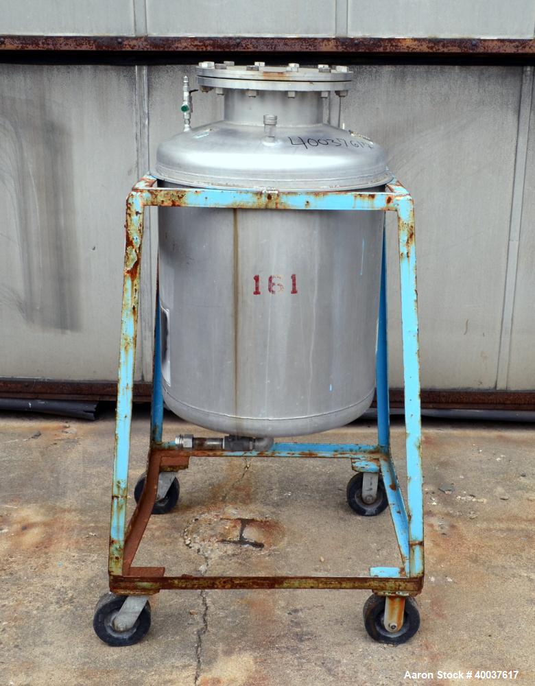 Used 55 Gallon Stainless Steel O.G. Kelley Co. Pressure Tank