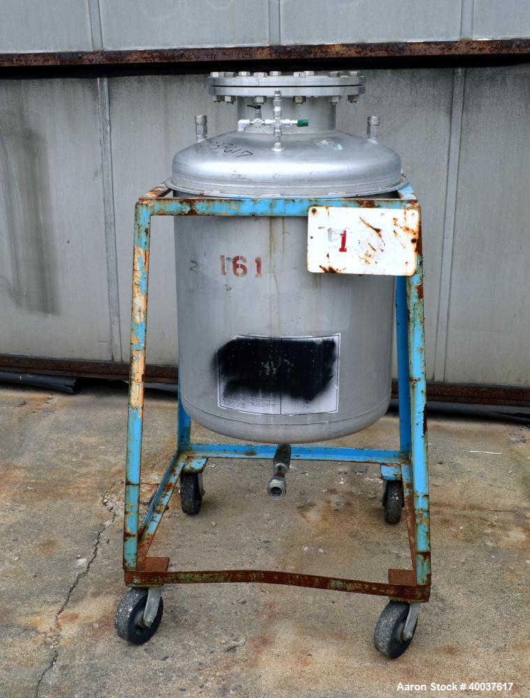 Used 55 Gallon Stainless Steel O.G. Kelley Co. Pressure Tank