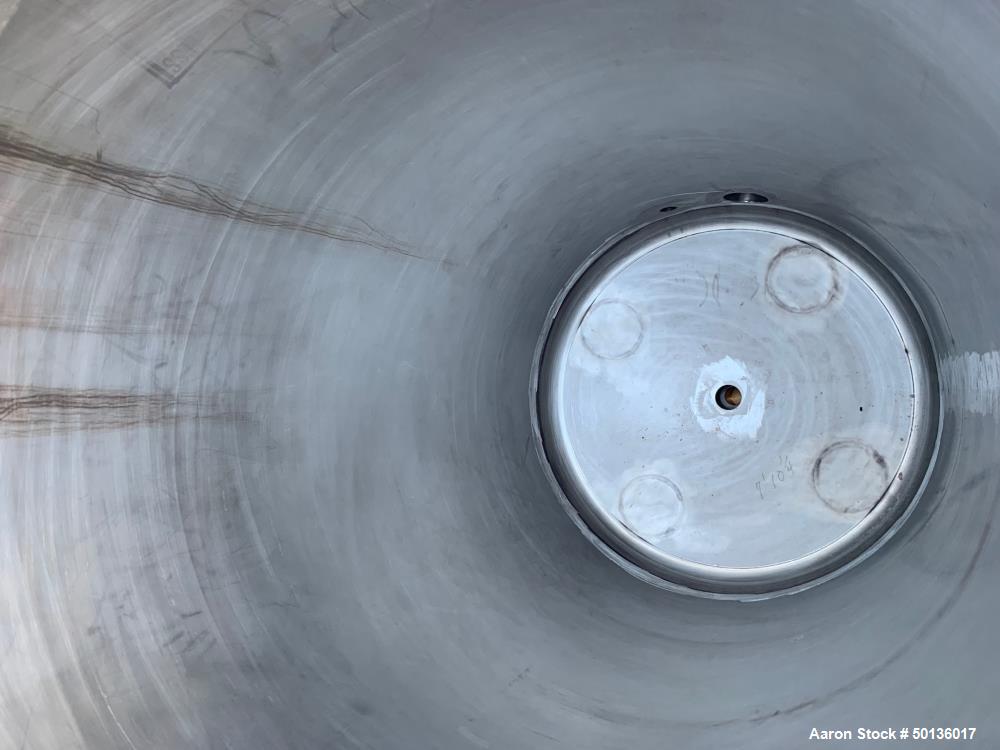 Used Overly Inc. Pressure Tank, Approximate 150 Gallon, 304L Stainless Steel