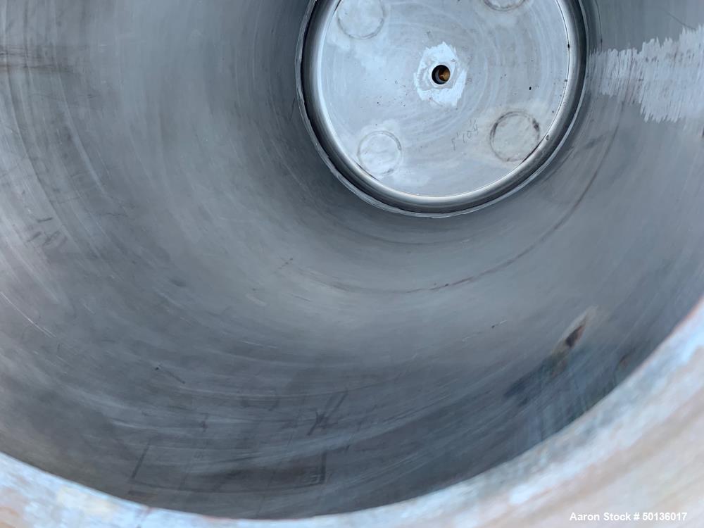 Used Overly Inc. Pressure Tank, Approximate 150 Gallon, 304L Stainless Steel