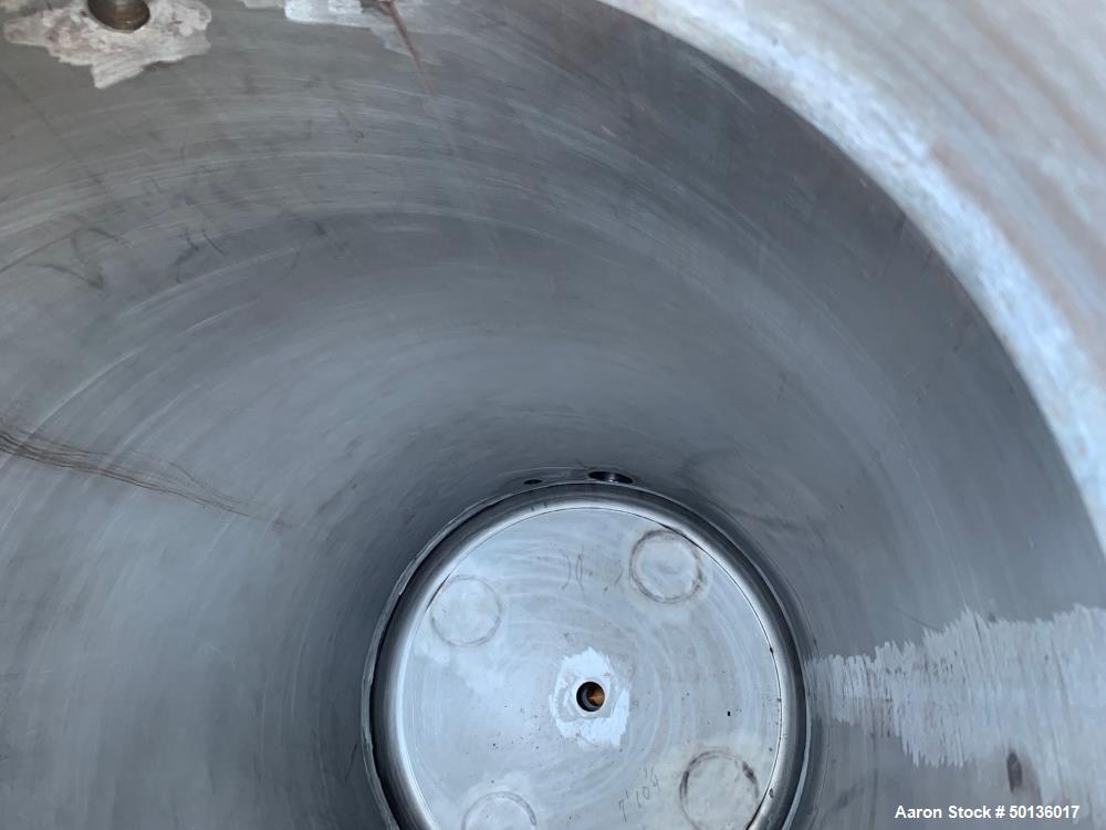 Used Overly Inc. Pressure Tank, Approximate 150 Gallon, 304L Stainless Steel