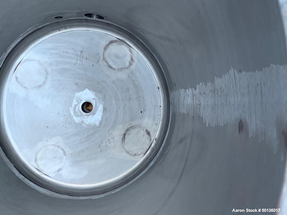 Used Overly Inc. Pressure Tank, Approximate 150 Gallon, 304L Stainless Steel