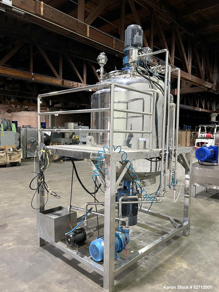 Guangzhou Promake Machinery Model PMK-1000, 1,000 Liter (264 Gal) Capacity PMK-Vacuum Emulsifying Mixer