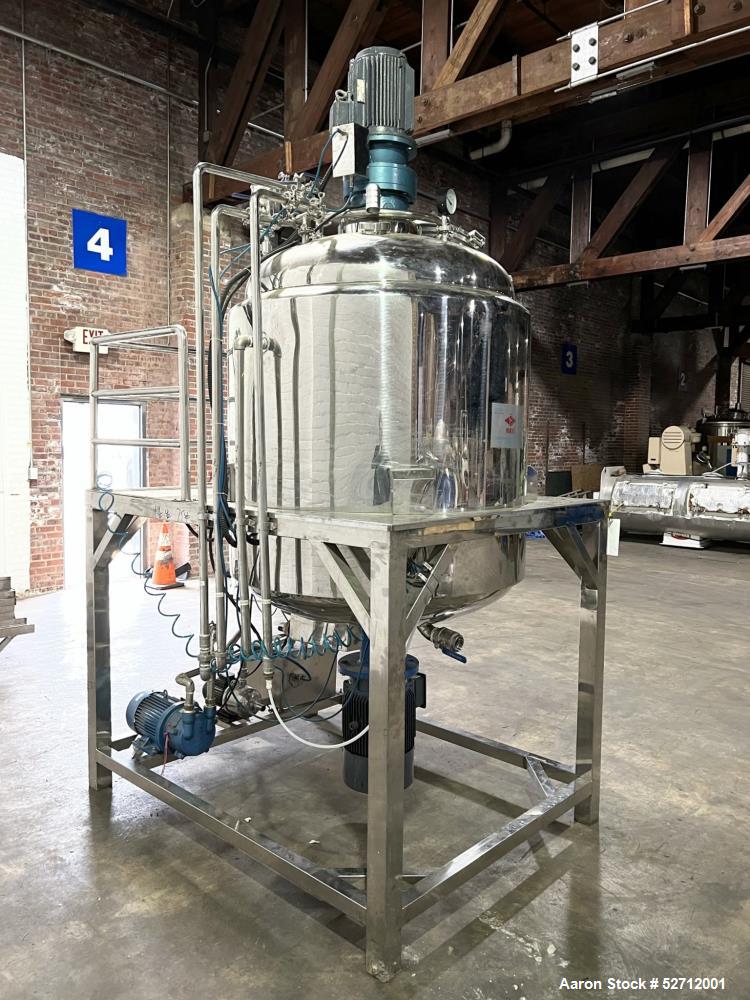 Guangzhou Promake Machinery Model PMK-1000, 1,000 Liter (264 Gal) Capacity PMK-Vacuum Emulsifying Mixer