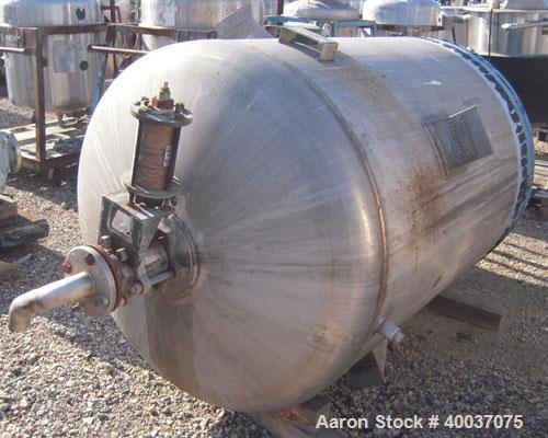 Used 425 Gallon Stainless Steel P.X. Engineering Pressure Tank, Model HV45957C-
