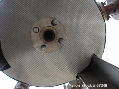 Used Pemberton Fabricators Pressure Tank, 20 Gallon, 304 Stainless Steel, Vertical. 16" Diameter x 23" straight side, dished top and bottom, internal rated 45 psi at 200 deg F. Includes a Watlow hori...