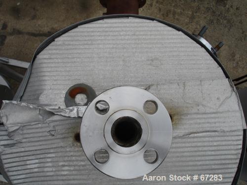 USED: Pemberton Fabricators pressure tank, 20 gallon, 304 stainlesssteel, vertical. 16" diameter x 23" straight side. Dished top andbottom, internal rated 45 psi at 200 deg F. Includes a Watlowhorizo...