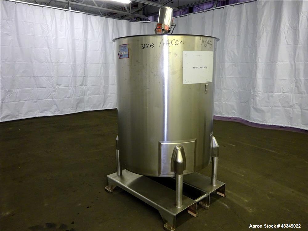 Used Perma-San Tank, Model 231 OVS, Approximate 231 Gallon, 316 Stainless Steel
