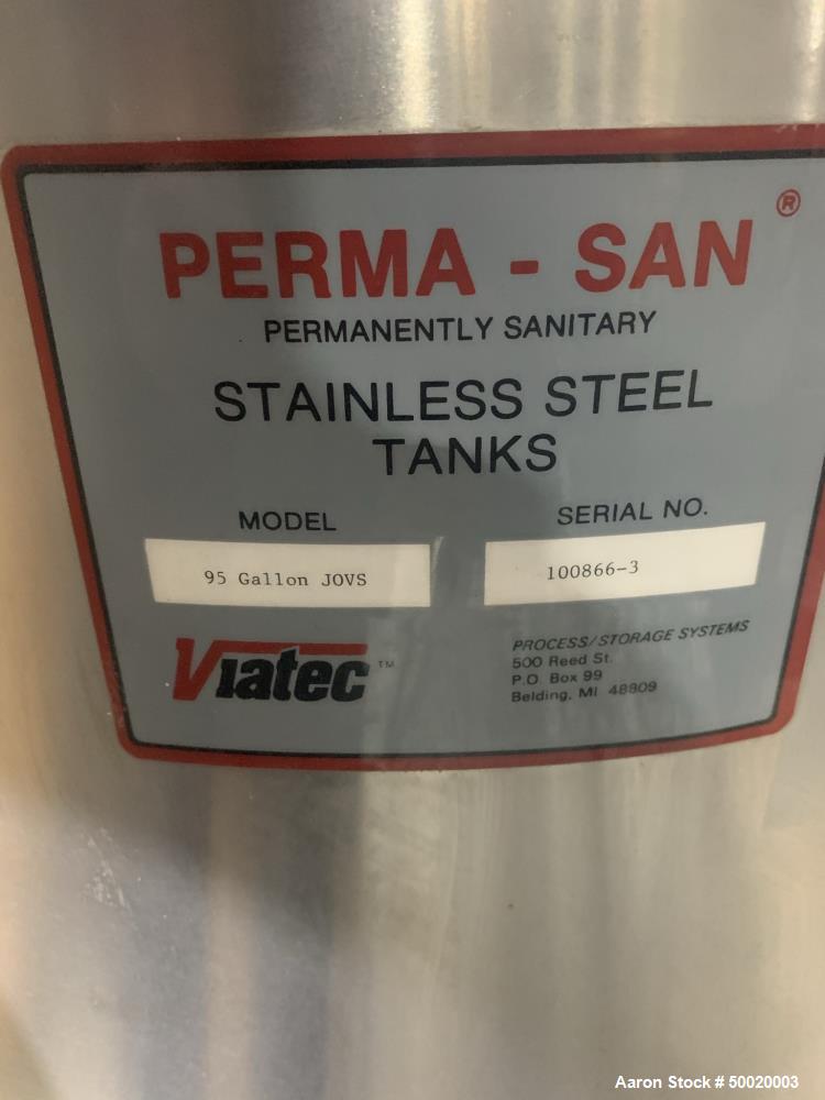 Used Perma-San 95 Gallon Mix Tank