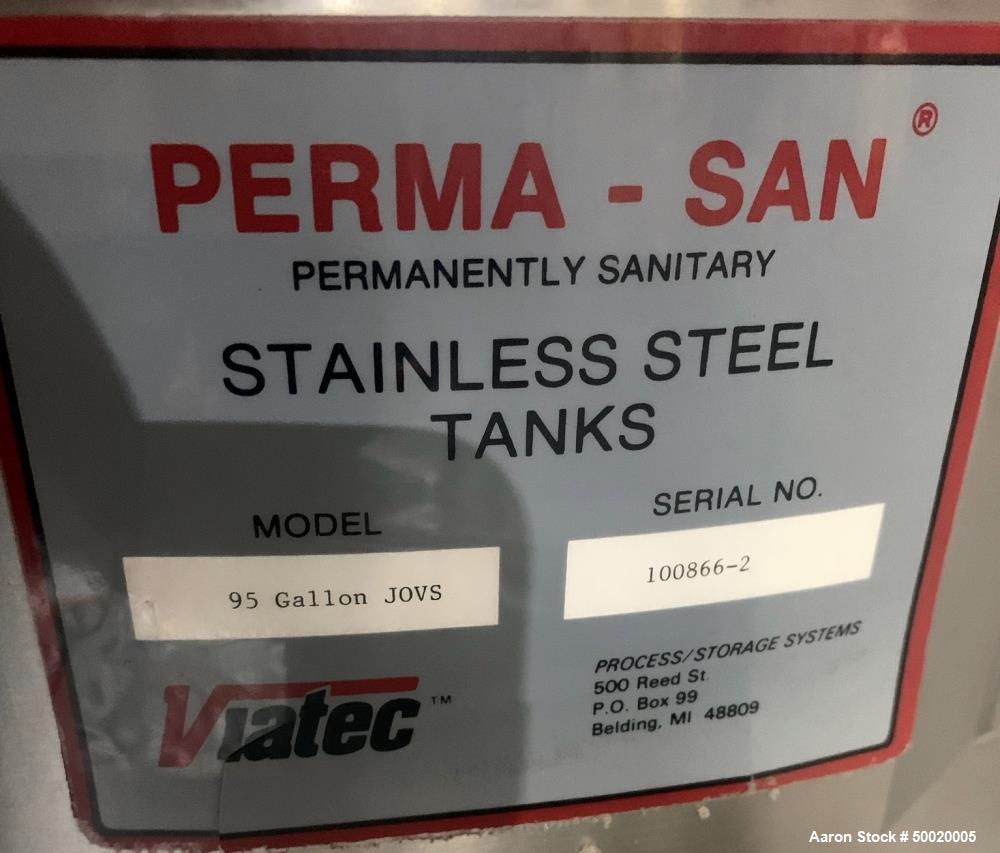 Used Perma-San 95 Gallon Mix Tank