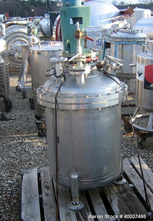 Used 50 Gallon Stainless Steel Perry Products Pressure Tank 