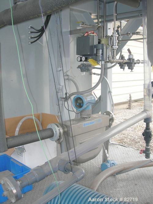 Used Pfaudler Pressure Tank System Consisting Of: (1) Pfaudler pressure tank, 300 gallon, 316L stainless steel, vertical. 48" diameter x 36" straight side, dished bolt-on top, dish bottom. Internal r...