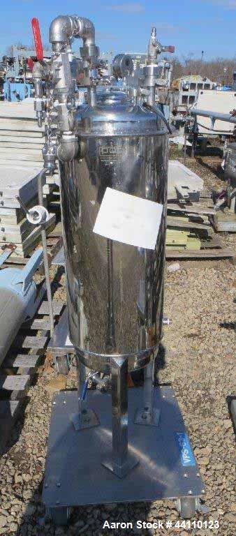 Used Pope Scientific, Alloy Products, Vessel 130 @ 300 F, Built 1964, S# 32724.001. Jacket 304, rated 40 @ 250 F