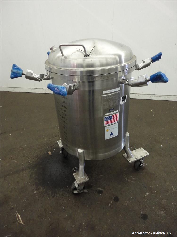 Used 200 Liter Stainless Steel Pressure Tank