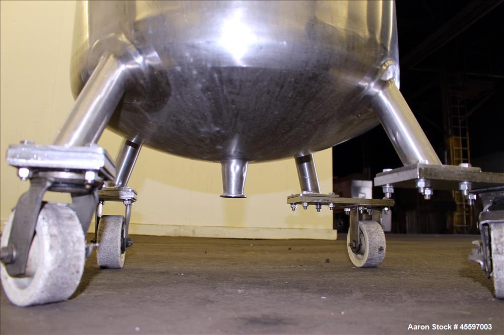 Used 52 Gallon Stainless Steel Vertical Pressure Tank