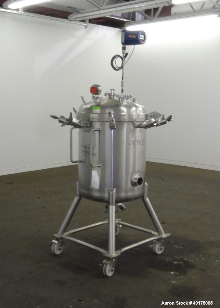 Used Precision Stainless Pressure Tank, 52.8 Gallon (200 Liter), 316L Stainless