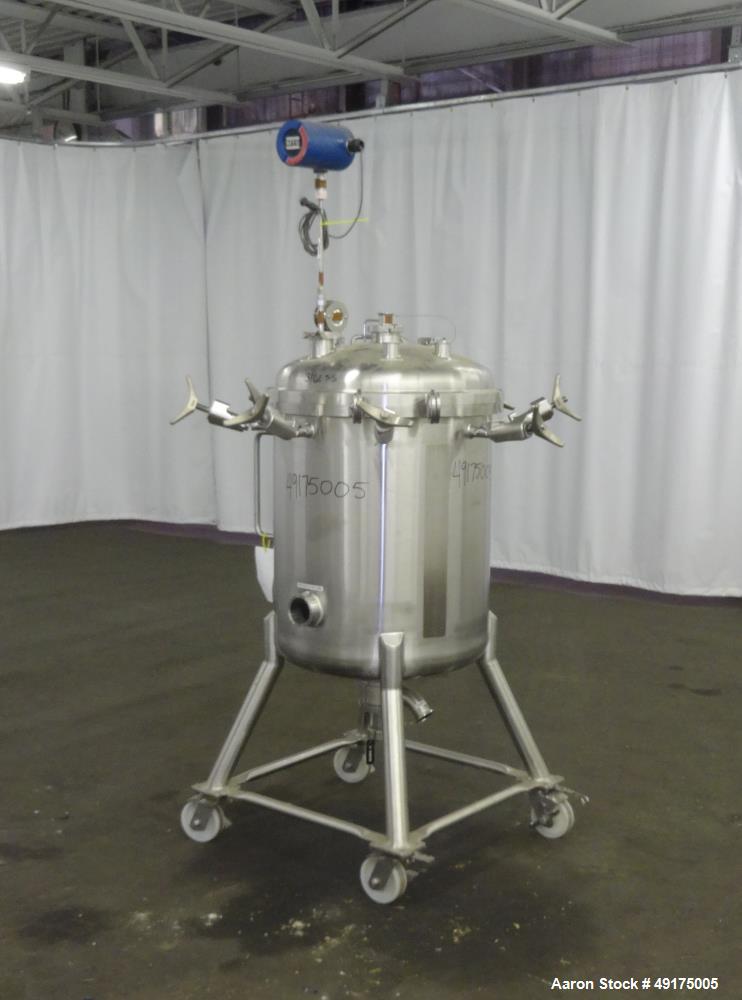 Used Precision Stainless Pressure Tank, 52.8 Gallon (200 Liter), 316L Stainless
