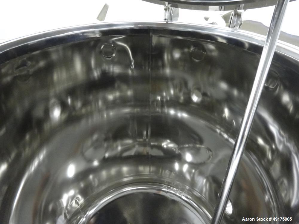 Used Precision Stainless Pressure Tank, 52.8 Gallon (200 Liter), 316L Stainless