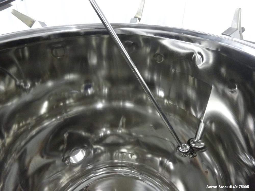 Used Precision Stainless Pressure Tank, 52.8 Gallon (200 Liter), 316L Stainless