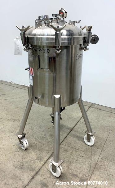 Used Precision Stainless Pressure Tank, 39.6 Gallon (150 Liter)