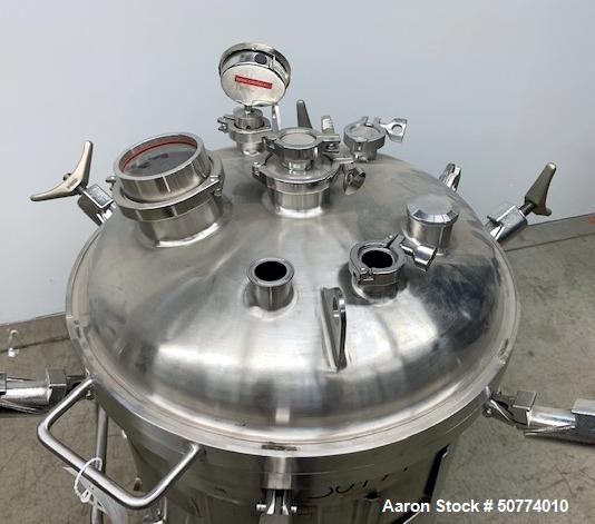 Used Precision Stainless Pressure Tank, 39.6 Gallon (150 Liter)