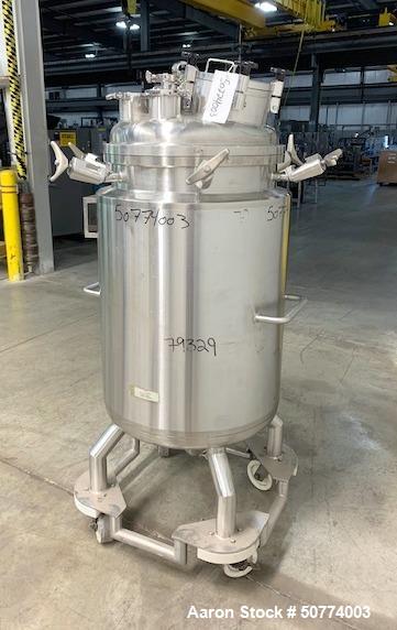 Used- Precision Stainless Pressure Tank, 300 Liters