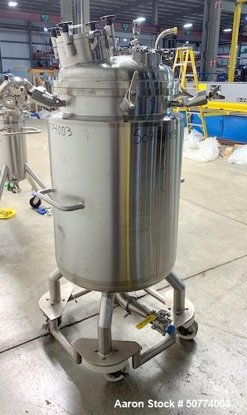 Used- Precision Stainless Pressure Tank, 300 Liters