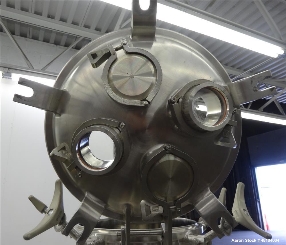 Used Precision Stainless Pressure Tank, 400 Liter (105.6 Gallon), 316L Stainles