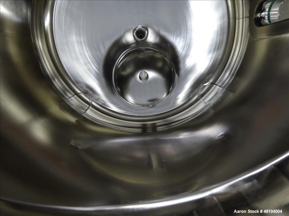 Used Precision Stainless Pressure Tank, 400 Liter (105.6 Gallon), 316L Stainles