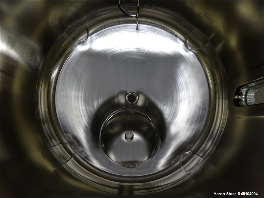 Used Precision Stainless Pressure Tank, 400 Liter (105.6 Gallon), 316L Stainles