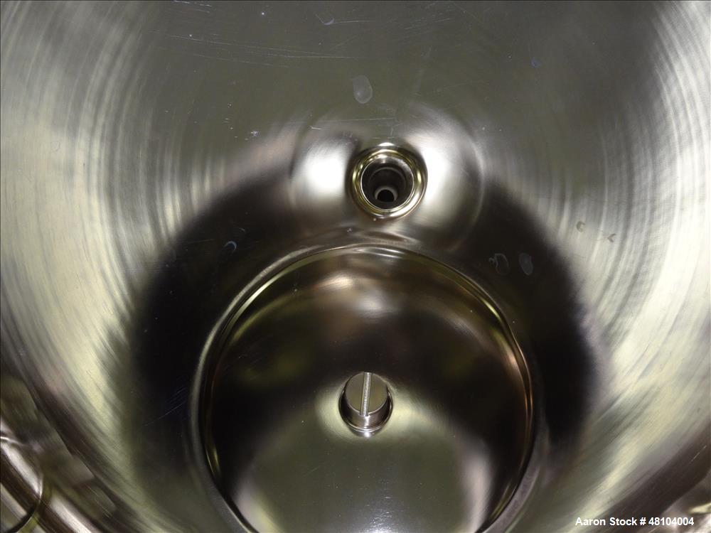 Used Precision Stainless Pressure Tank, 400 Liter (105.6 Gallon), 316L Stainles