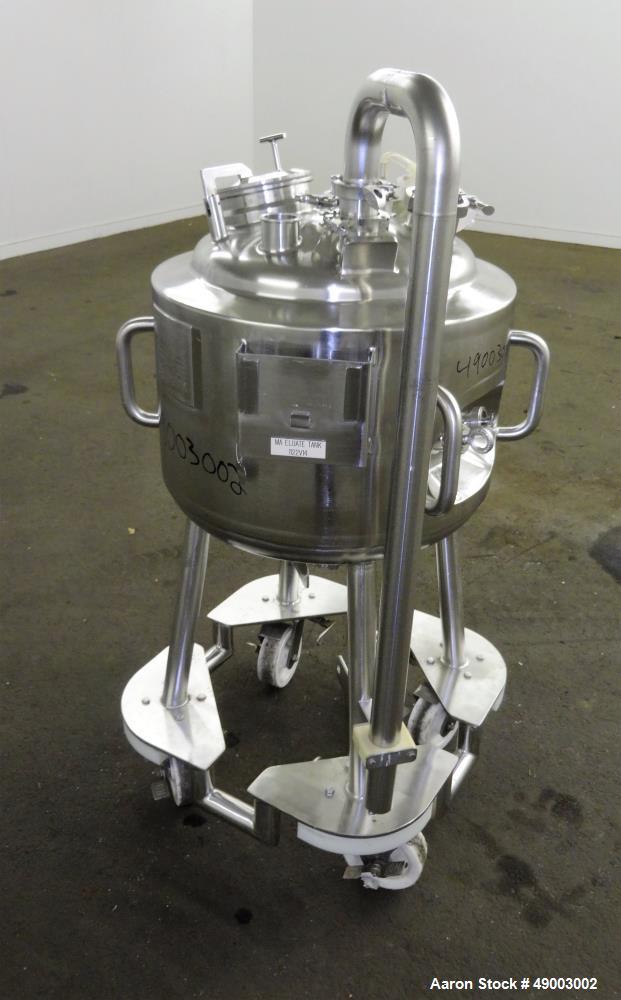 Used Precision Stainless Pressure Tank, 50 Liters (13.2 Gallons).