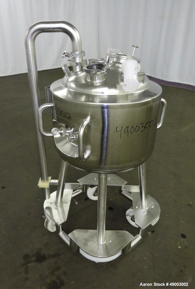 Used Precision Stainless Pressure Tank, 50 Liters (13.2 Gallons).