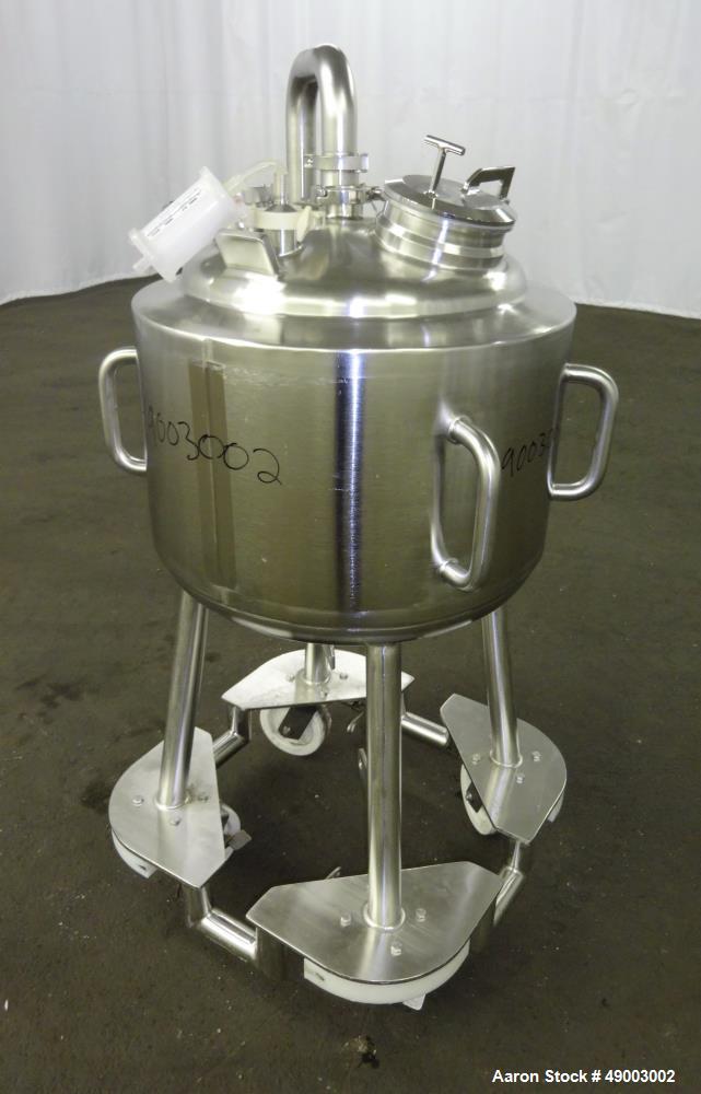 Used Precision Stainless Pressure Tank, 50 Liters (13.2 Gallons).