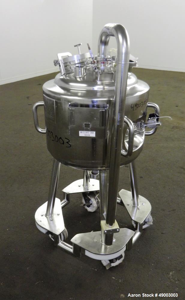 Used Precision Stainless Pressure Tank, 50 Liters (13.2 Gallons).