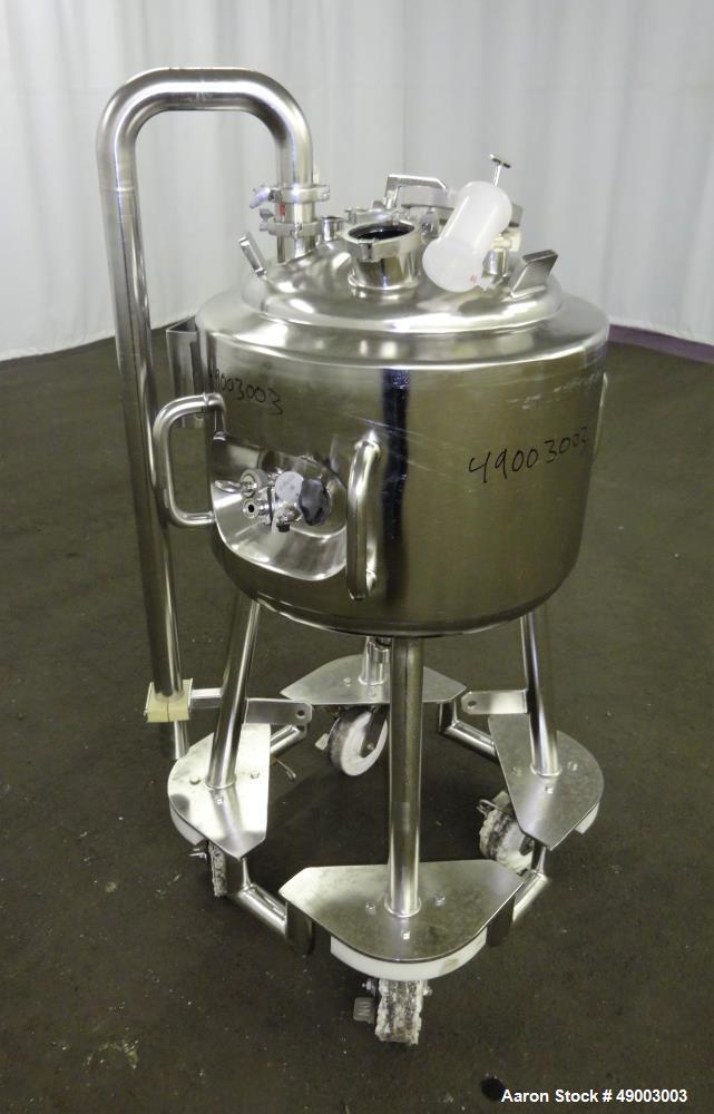 Used- Precision Stainless Pressure Tank, 50 Liters (13.2 Gallons).