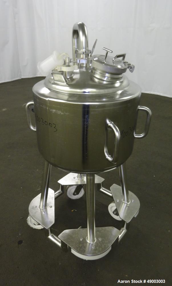 Used- Precision Stainless Pressure Tank, 50 Liters (13.2 Gallons).