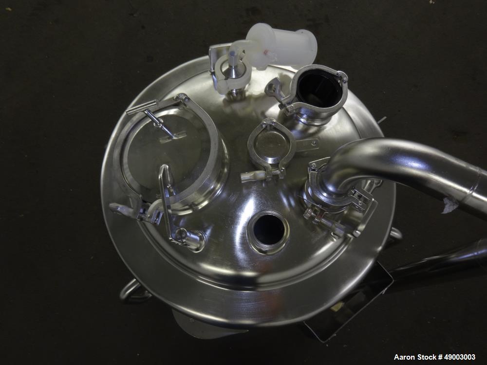 Used Precision Stainless Pressure Tank, 50 Liters (13.2 Gallons).