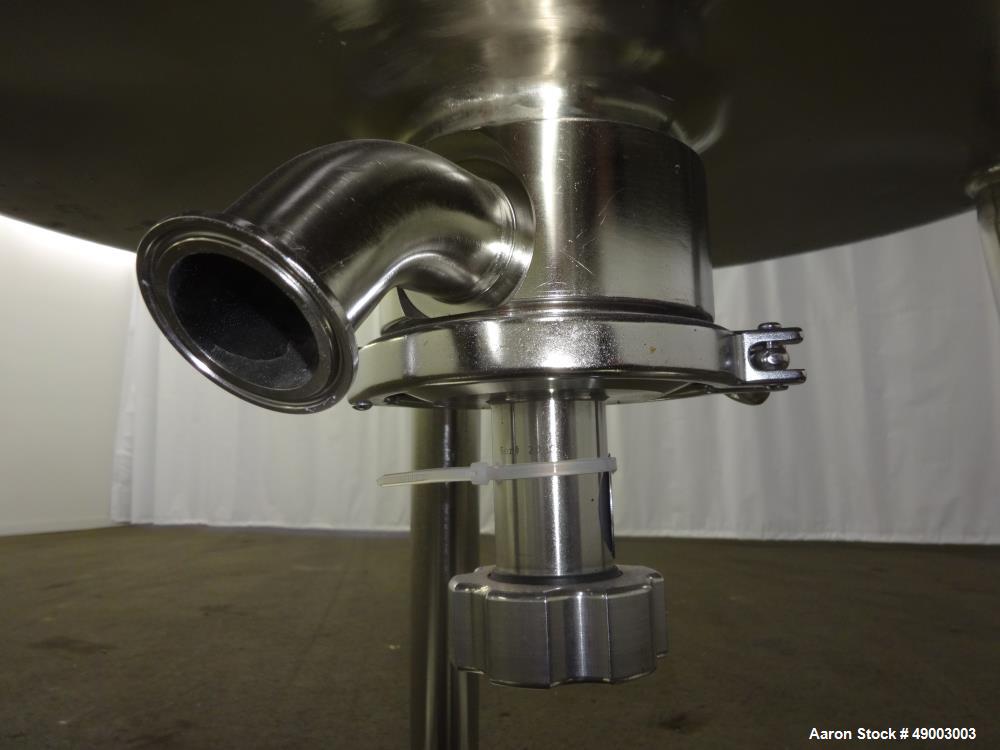 Used Precision Stainless Pressure Tank, 50 Liters (13.2 Gallons).