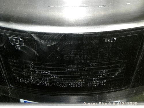 Used 26 Gallon Stainless Steel Precision Stainless Pressure Tank